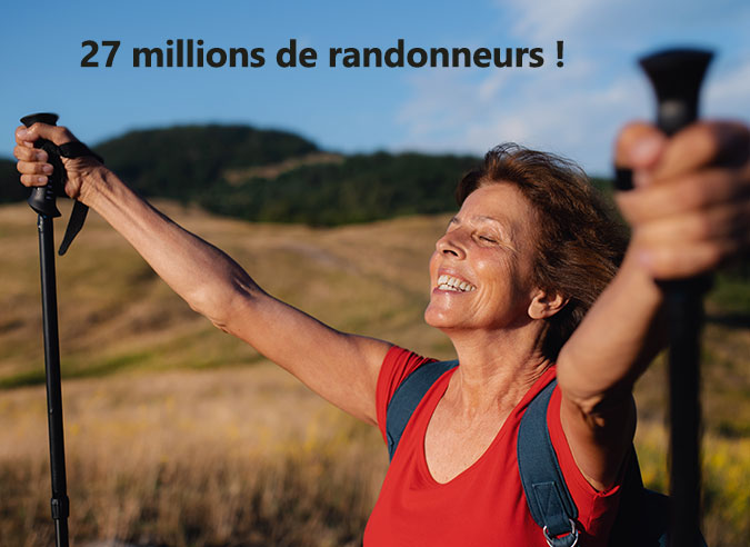 27 millions de randonneurs