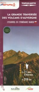 Carte de la Grande Traversée des Volcans d'Auvergne
