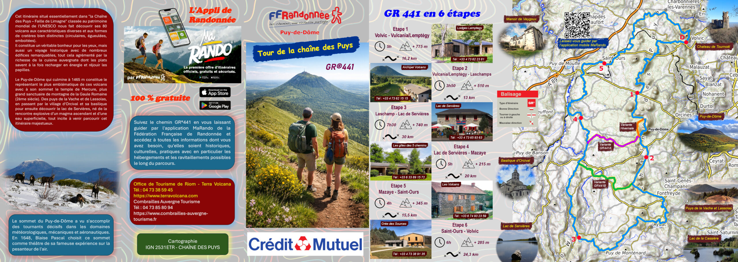 Dépliant de mise en avant du GR®441