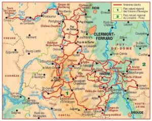 Détails des parcours Topoguide 2026 Volcans et lacs d'Auvergne