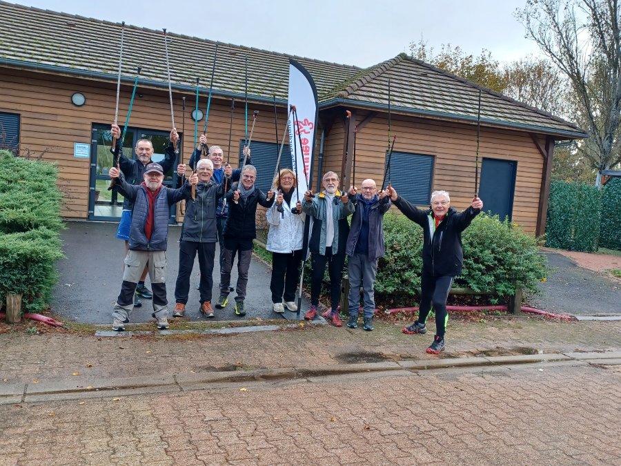 groupe MN 2026 Iloa2 Stagiaires du Brevet Fédéral de Marche Nordique Octobre 2026